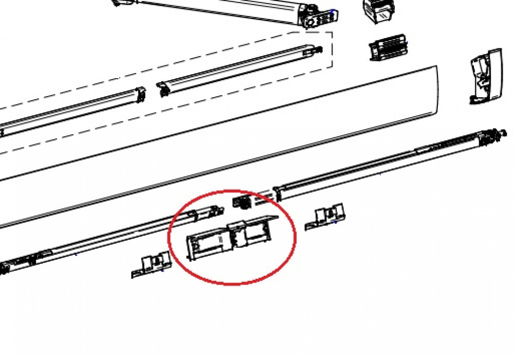 Thule Central Clamp Support Arm 5200 Thule Central Clamp Support Arm 5200