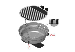 Thetford SBL3000 Spoelbak Bevestigingsclip