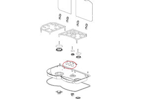 Thetford Hob 353 Regelknopen