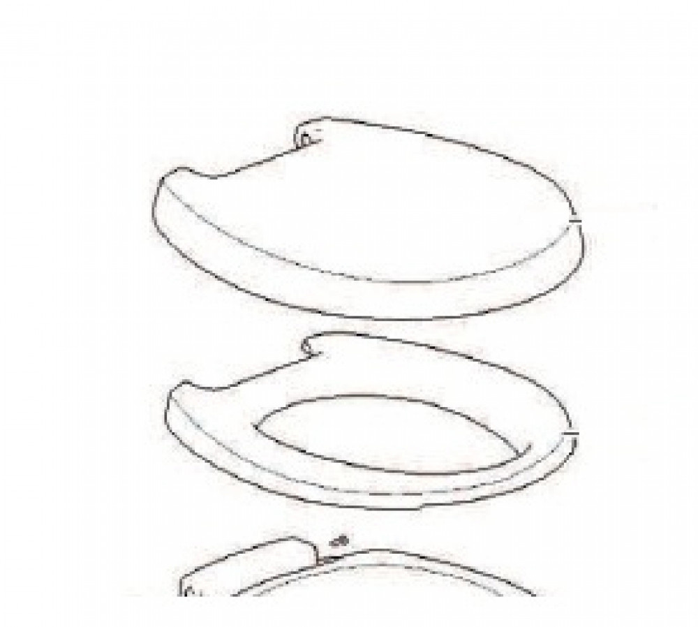 Bril & deksel Wit Bril & deksel Wit