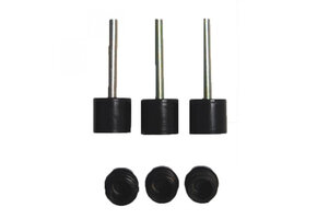 Campking Tentdoppen 22mm Boven/Onder 3st