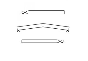 Campking Daksteun gebogen 22/19mm 170-250 Premium
