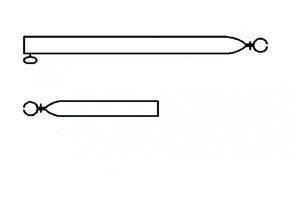 Campking Spanstok 22/19mm 50-70cm Basic