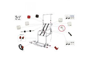 Fiamma Carry-Bike Lift 77 Opdraaimechanisme