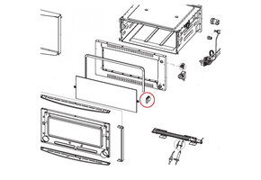 Dometic Knop Oven RMDT8555 Antraciet