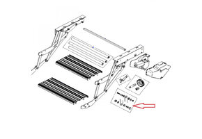 Thule reapir kit rivet double step skirt