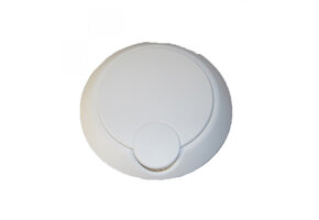 Deksel Inbouwstekkerdoos CEE Rond Wit