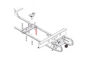 AL-KO Reservewielhouder Klemschaal