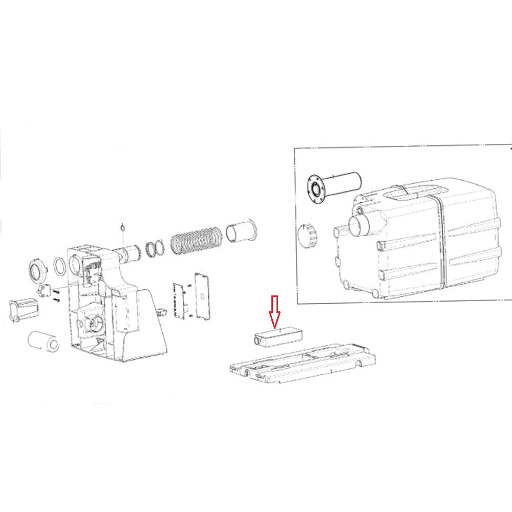 Dometic VT2500 Filter Voor Toilet