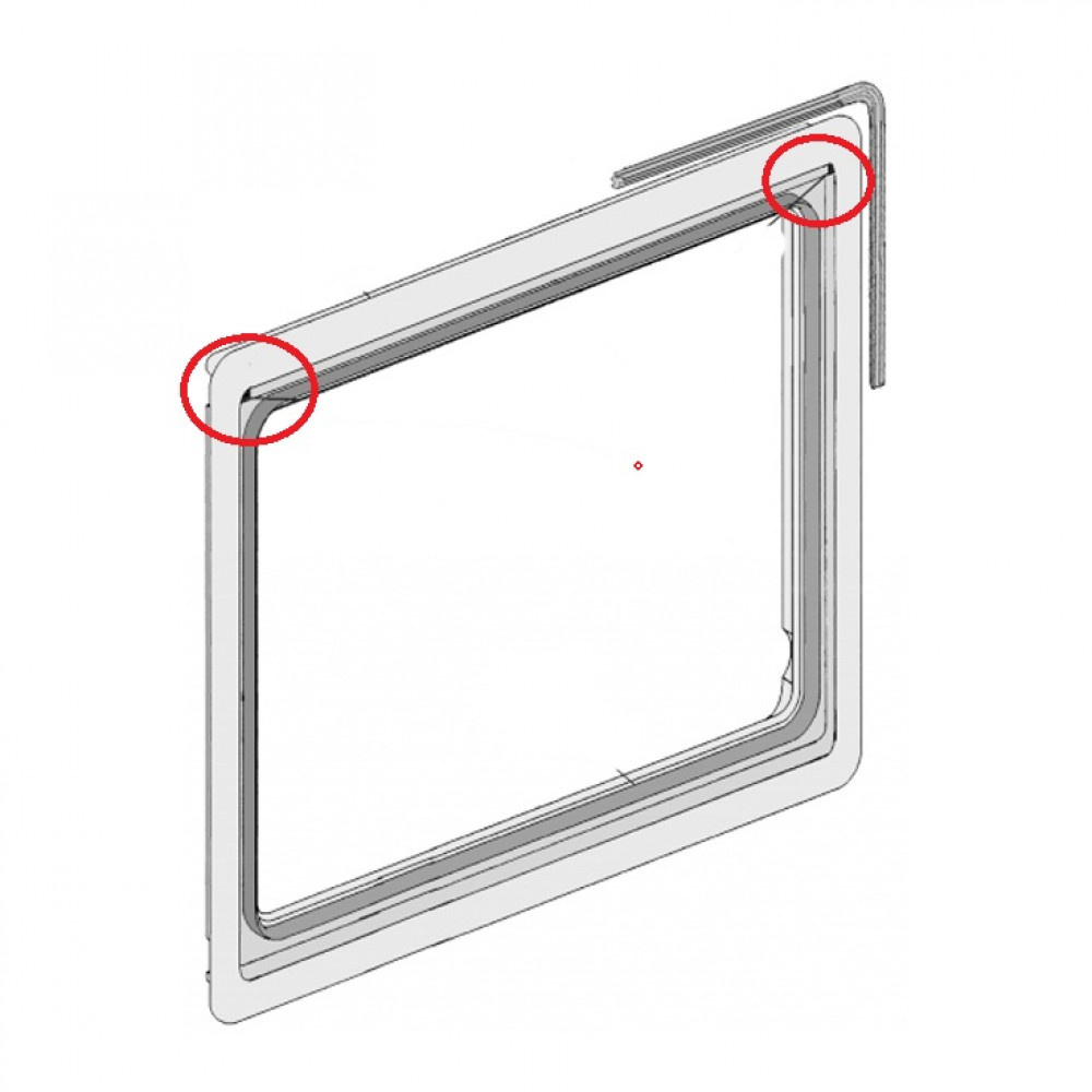 Dometic S6 Eindkappen set BG0070Z Dometic S6 Eindkappen set BG0070Z