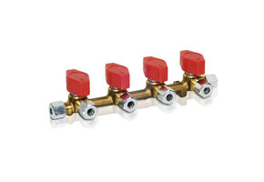 GOK Gasdistributieblok 4-Weg 10-8mm