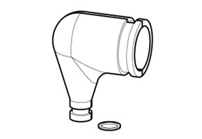 Vechline F-Connector Beschermer 90graden