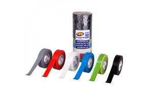 HPX PVC Isolatietape VDE 20mtrx19mm Set a 10 Gemengd
