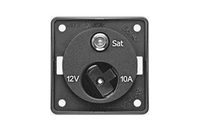Berker Contactdoos 12V + SAT Inbouw Antraciet Mat