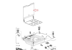 Thetford Fornuis Glasplaat Aspire 2