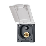 Buitendouche Aansluiting met Schakelaar Wit Buitendouche Aansluiting met Schakelaar Wit