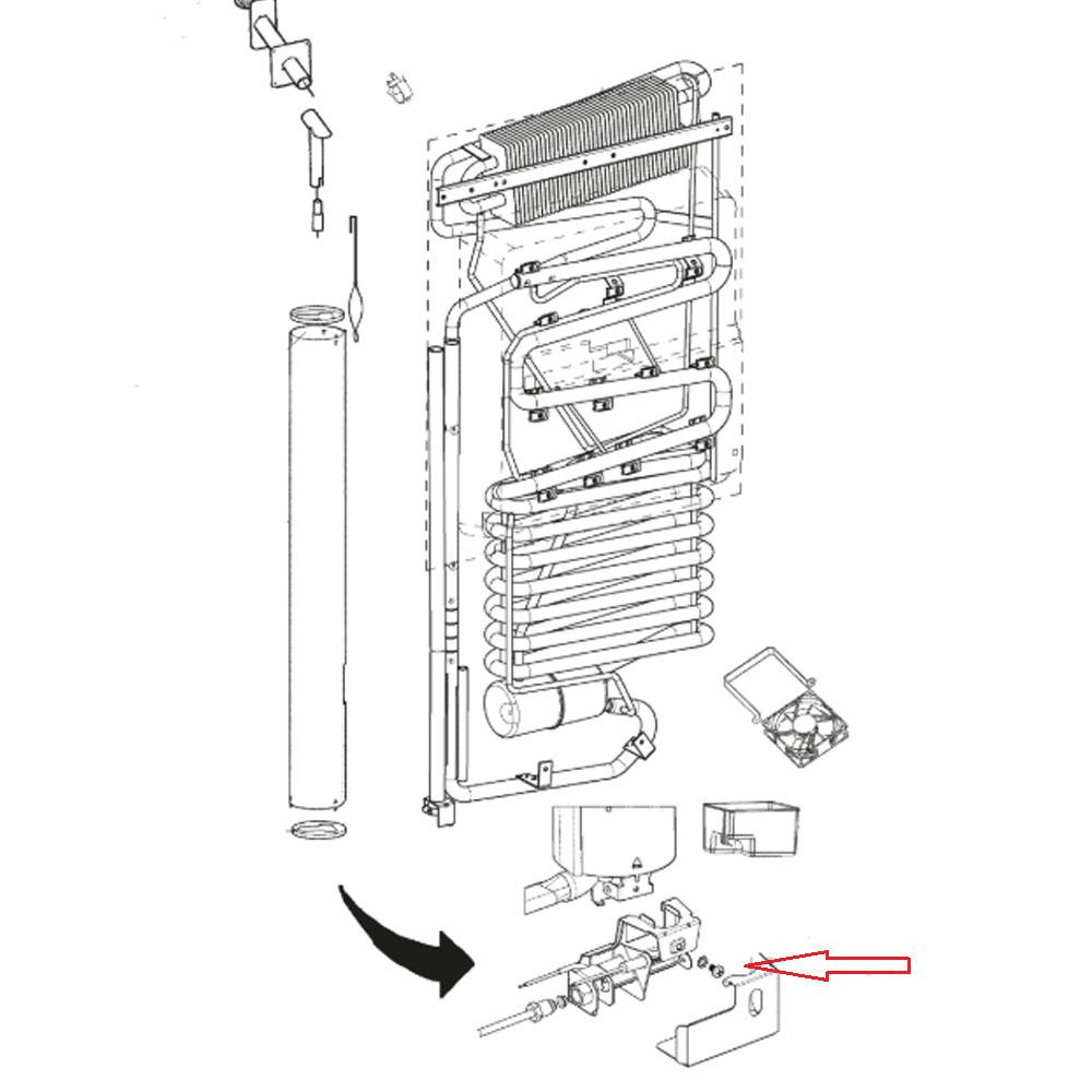 Dometic RMD8551 Gasbrander Kompleet Dometic RMD8551 Gasbrander Kompleet