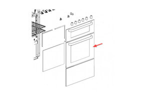 Thetford Oven Deur Dual Fuel
