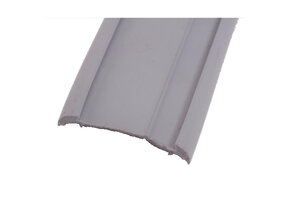 Hoeklijstrubber met Kitstrip 20x11mm 90 m grijs