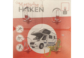 Wandhaak Magische Haken Mini 4st.