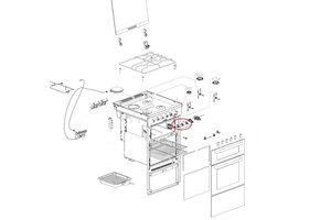 Thetford Fornuis GasTap Brander Aspire 1