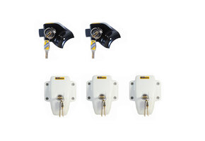 HEOSafe Set Ducato + 3x Door Frame Lock Zwart Wit