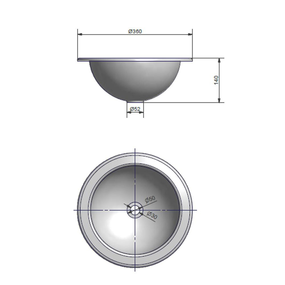 Comet Wasbak Rond Wit Comet Wasbak Rond Wit