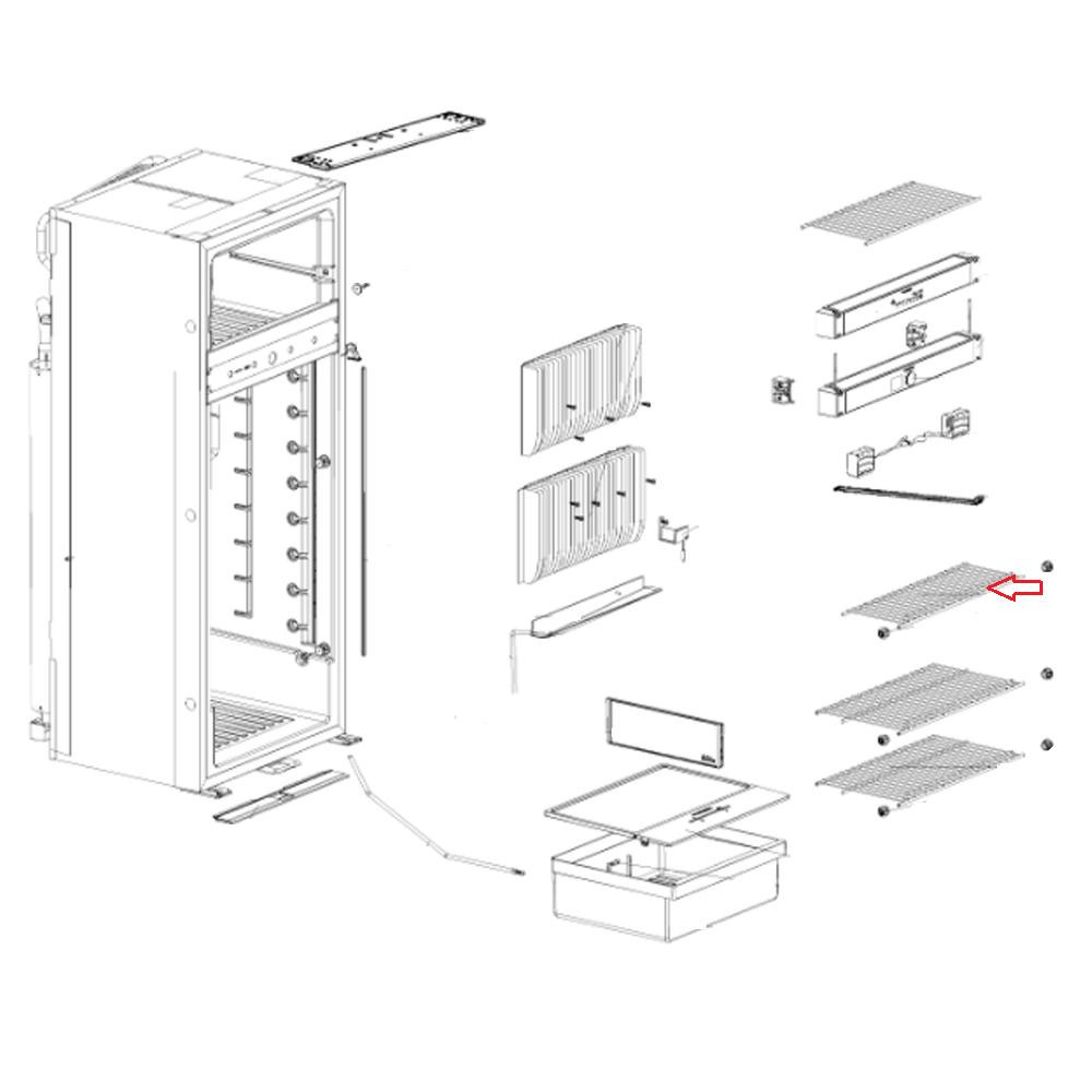 Dometic RM10.5 Boven Rooster