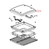 Dometic Mini Heki S Glaskoepel 40x40 Dometic Mini Heki S Glaskoepel 40x40