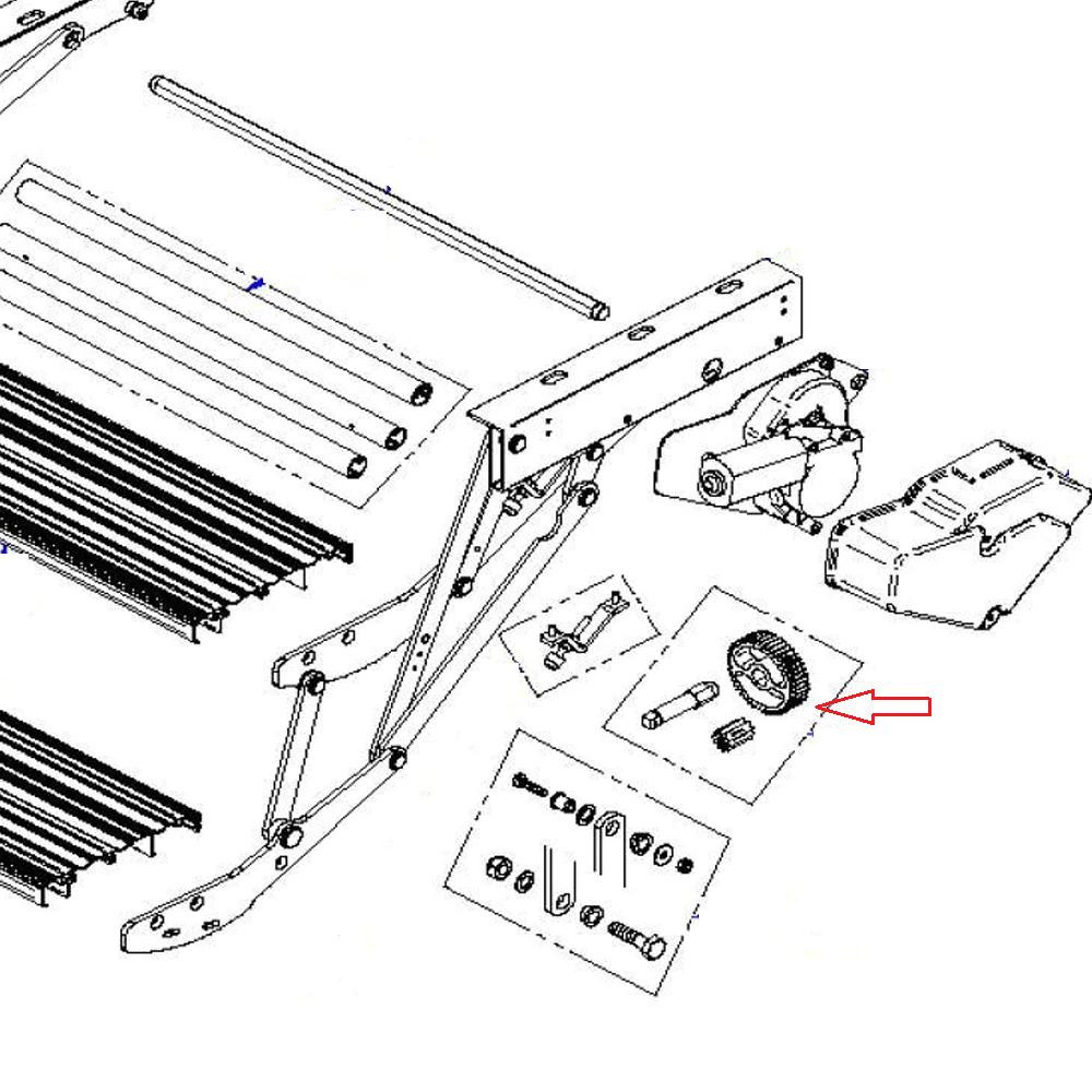 Thule Doubele Step Repair Kit Pinion