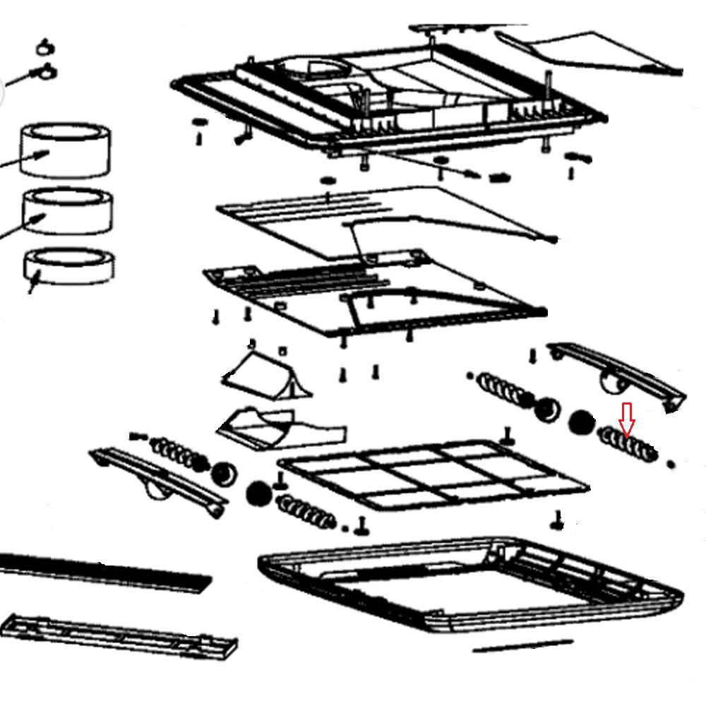 Dometic Luchtgeleider Zijkant FreshJet 2200 Dometic Luchtgeleider Zijkant FreshJet 2200