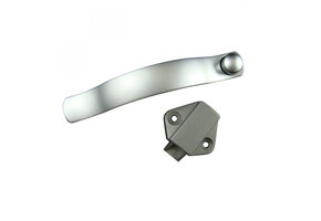 Meubelgreep Zamack Groot met Slot Chroom