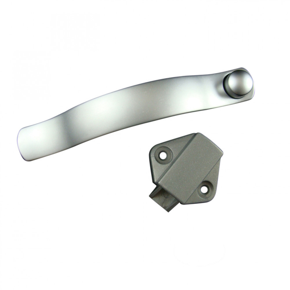 Meubelgreep Zamack Groot met Slot Chroom Meubelgreep Zamack Groot met Slot Chroom