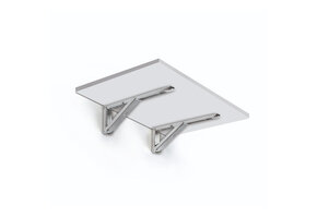 Keukenbladhouder Aluminium 2st.