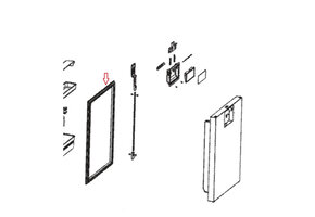 Dometic CRX80 Deurdichting Rubber