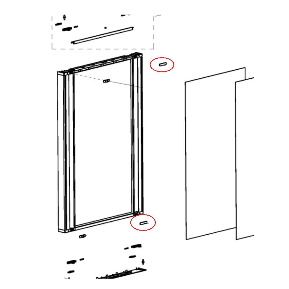 Dometic RMS 10.5S Deur Houder