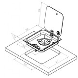 Navy Load Kookplaat 1-Pits 352x322 Navy Load Kookplaat 1-Pits 352x322