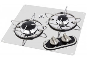 Navy Load Kookplaat RVS 2-Pits 350x320