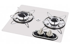 Navy Load Kookplaat RVS 2-Pits 380x360