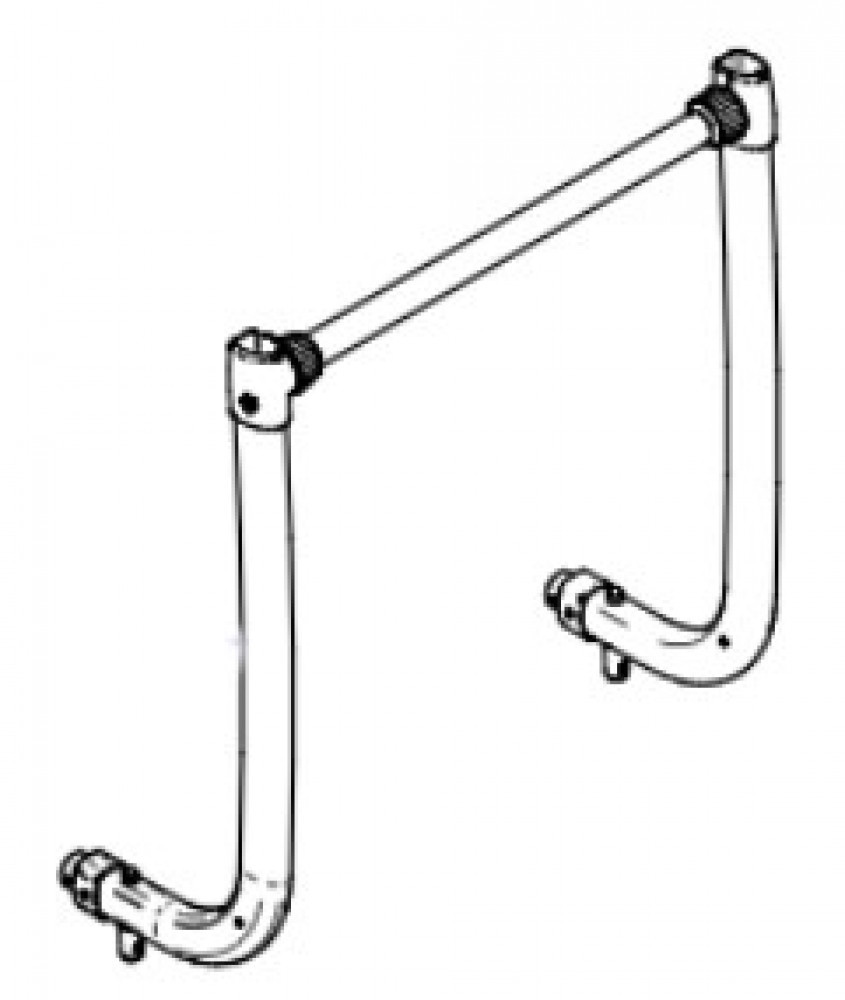 Thule Excellent Crossbar + t pieces + Body Black