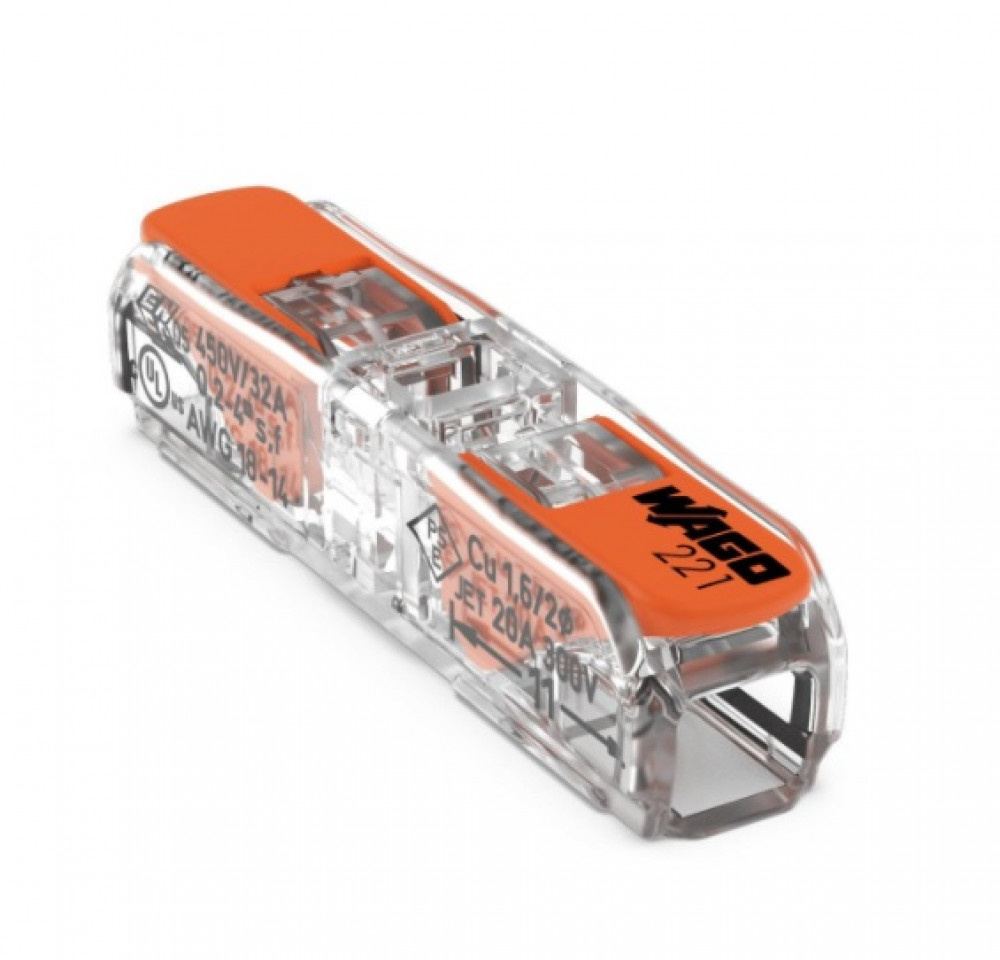 Wago 221 Lasklem Doorsteek Wago 221 Lasklem Doorsteek