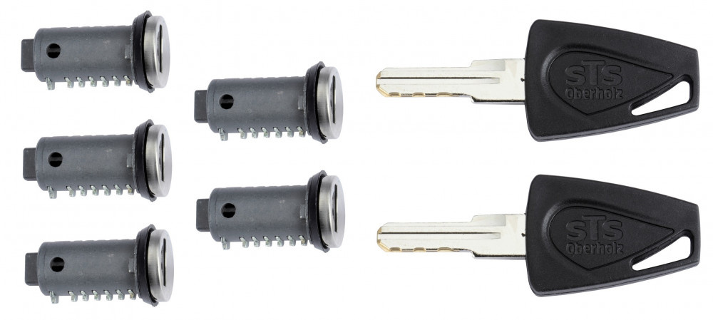 STS 5x Cilinder + 2x Sleutel STS 5x Cilinder + 2x Sleutel