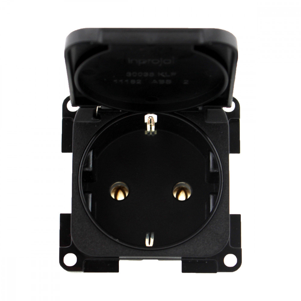 Presto Contactdoos 230V Inbouw S-30.000 Zwart Presto Contactdoos 230V Inbouw S-30.000 Zwart