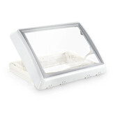 Glaskoepel Dometic Midi Heki - Wit Kader Glaskoepel Dometic Midi Heki - Wit Kader