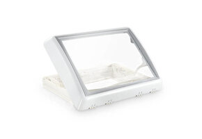 Glaskoepel Dometic Midi Heki - Wit Kader