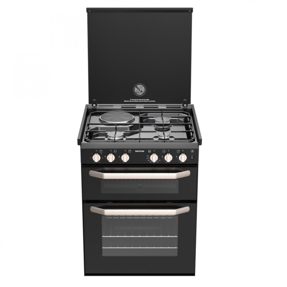 Thetford Fornuis K1520 Dual Fuel met Heteluchtoven