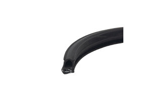 Klemprofiel met Sponsrubber Zijkant 1-3mm 5mtr