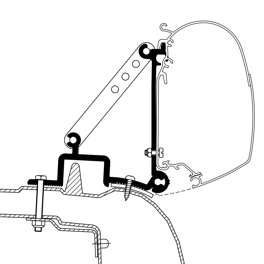 Thule Renault Master Adapter 1998-2010 Thule Renault Master Adapter 1998-2010