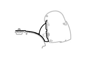 Thule VW T5/T6 Minivan Fixed Roof Rail Adapter 5102