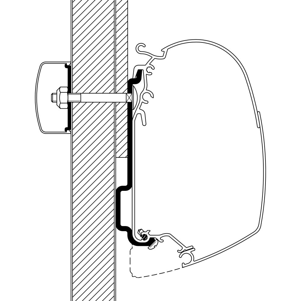 Thule Dethleffs Globebus Adapter 300